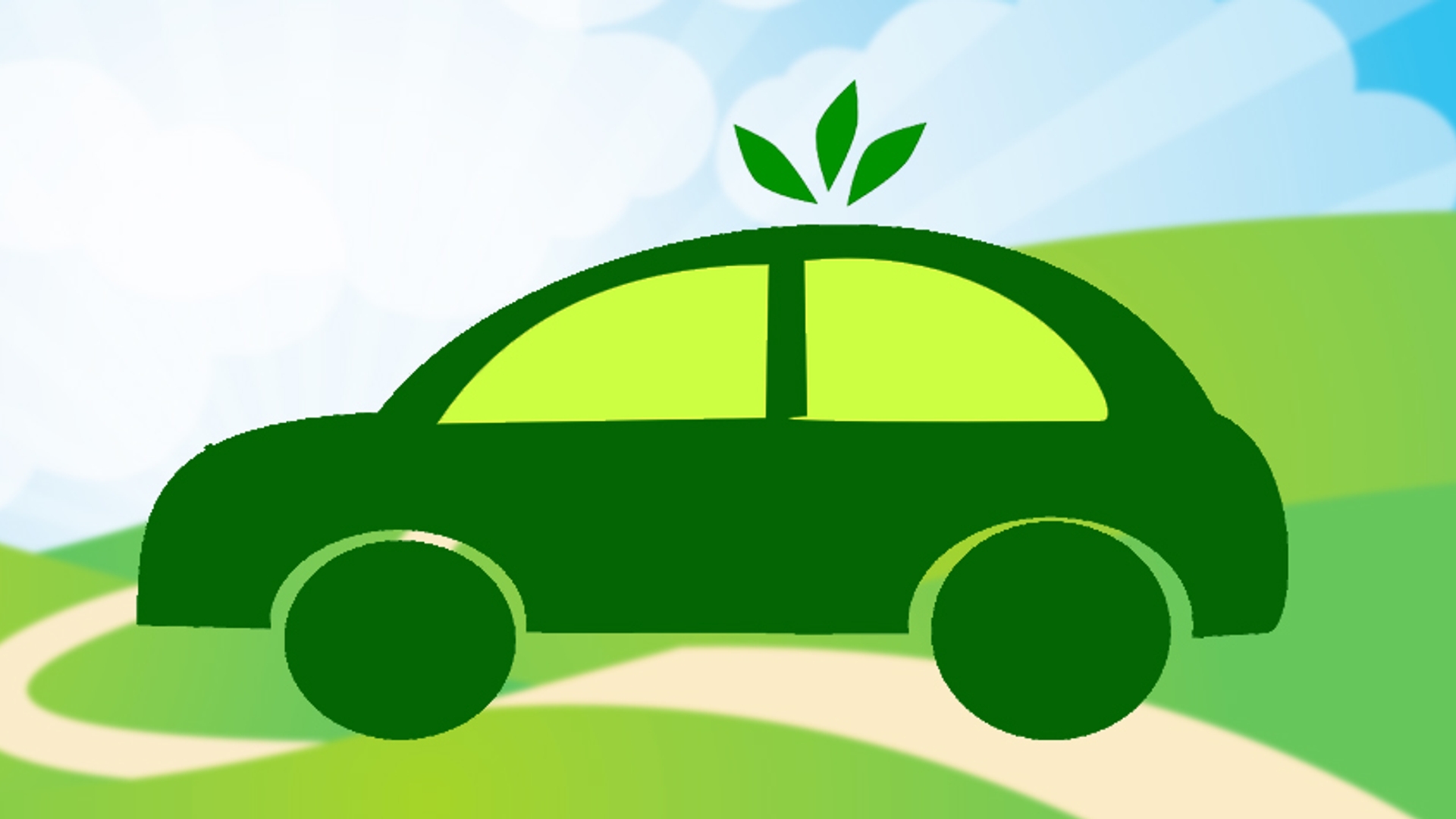 eco groen auto