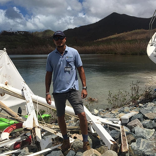 Natuur op Sint Maarten zwaar getroffen