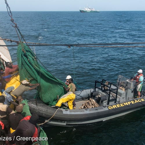 Illegale visserij voor westkust Afrika